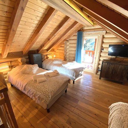 L'Oursblanc Chalet En Rondins La Bresse Exteriér fotografie