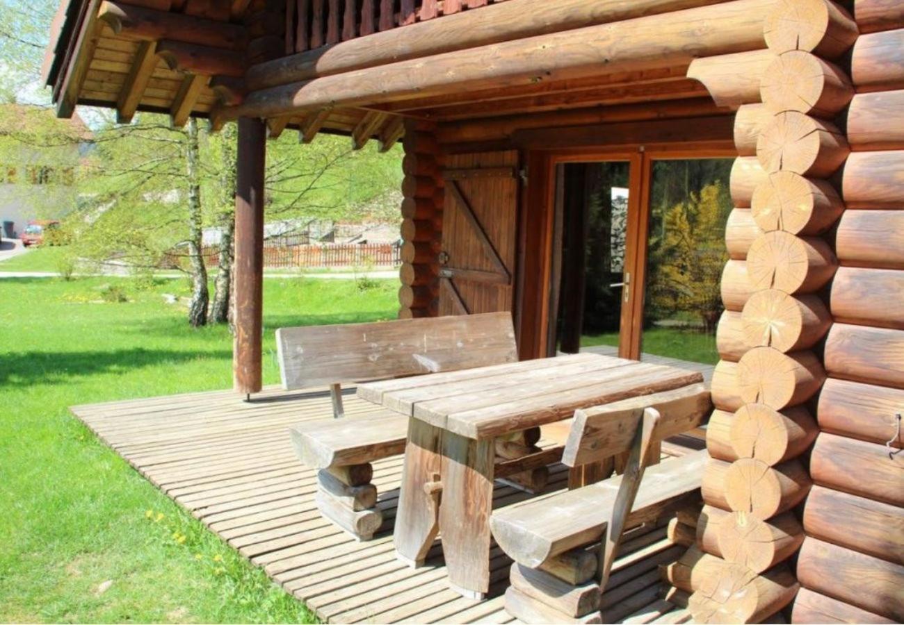 L'Oursblanc Chalet En Rondins La Bresse Exteriér fotografie