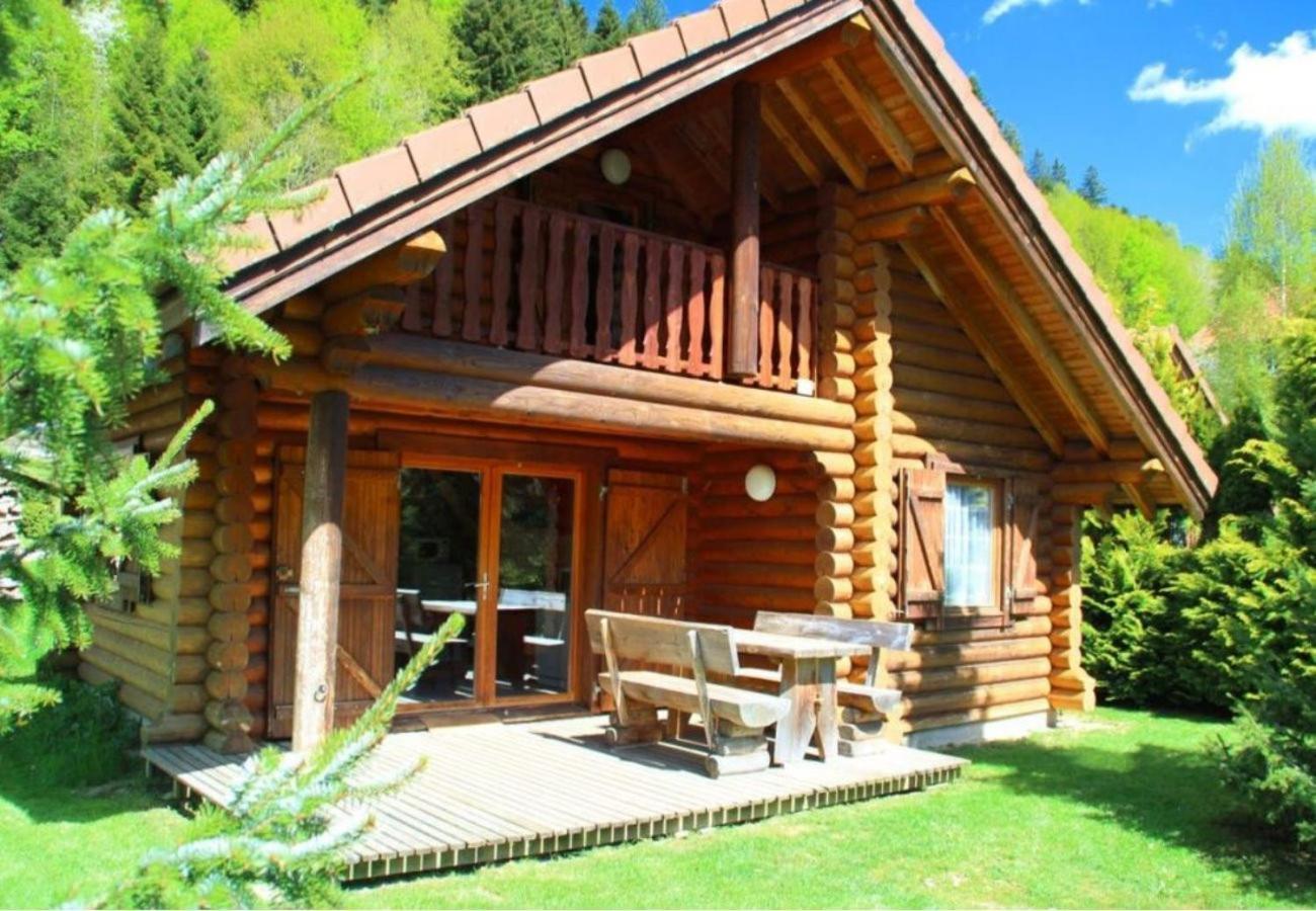 L'Oursblanc Chalet En Rondins La Bresse Exteriér fotografie