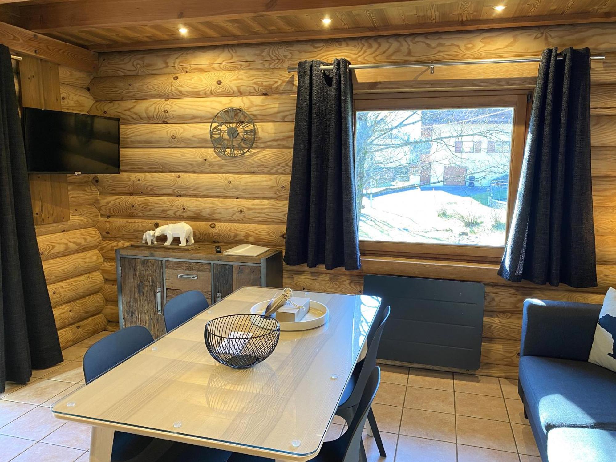 L'Oursblanc Chalet En Rondins La Bresse Exteriér fotografie