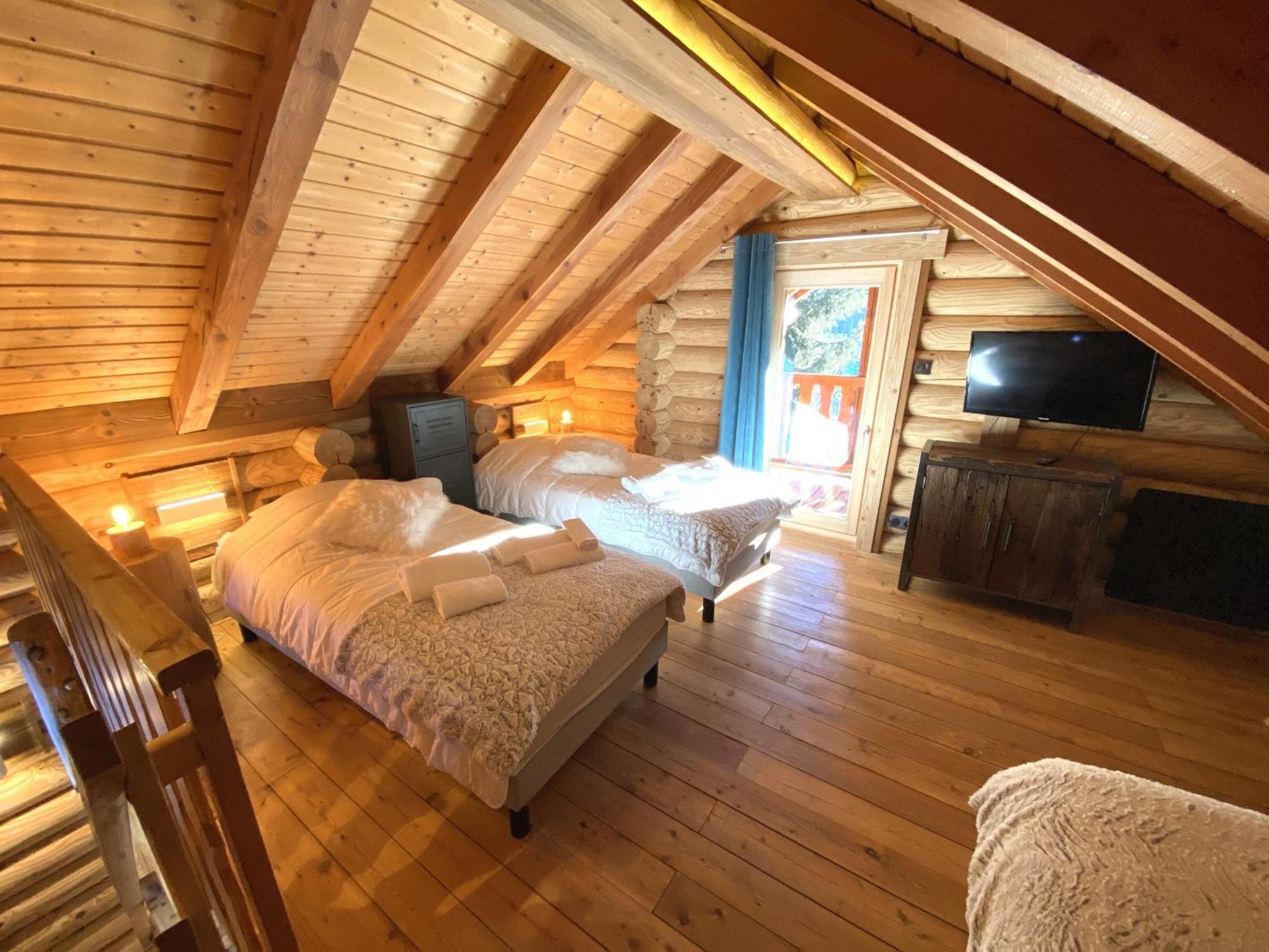 L'Oursblanc Chalet En Rondins La Bresse Exteriér fotografie