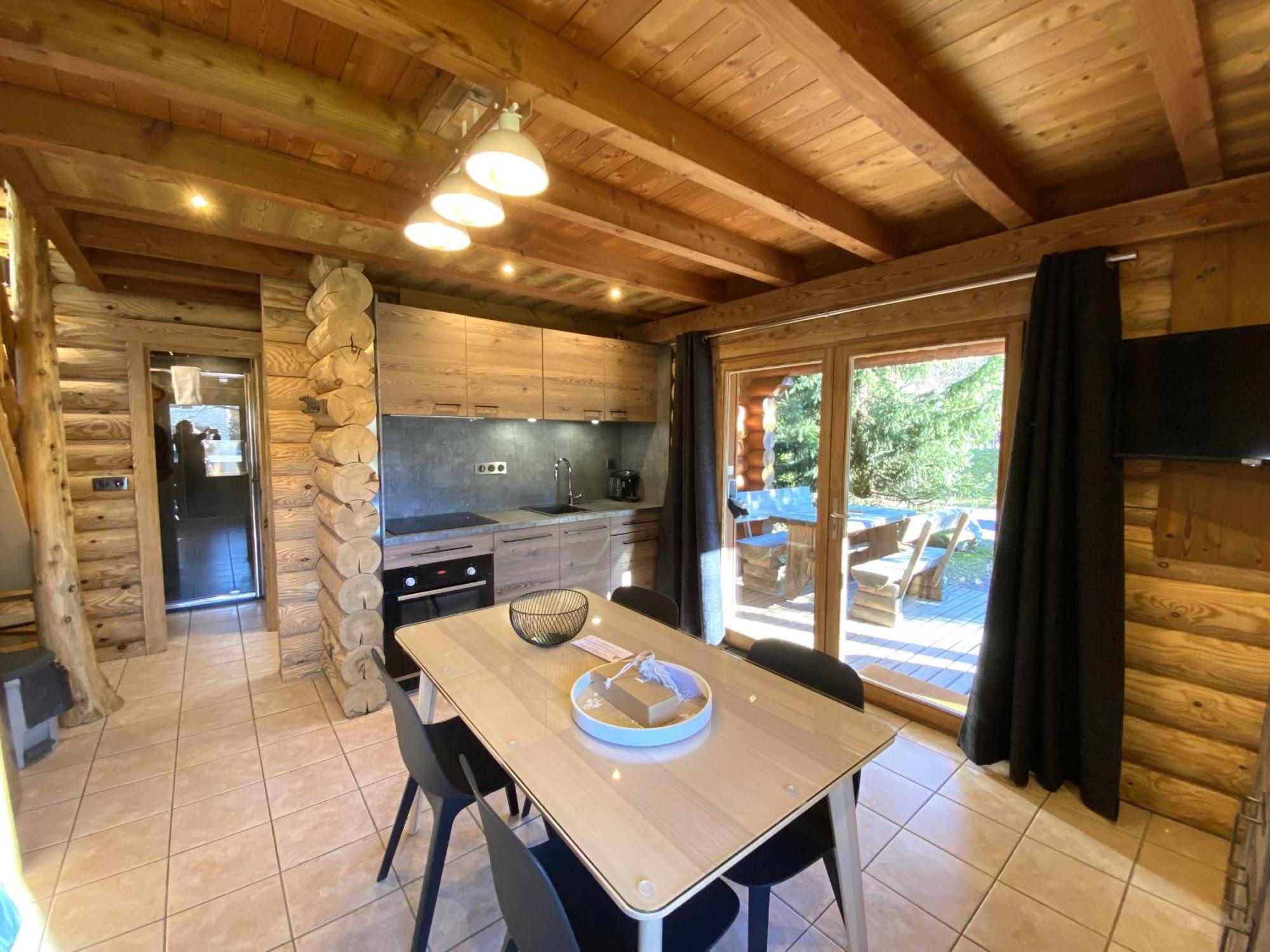 L'Oursblanc Chalet En Rondins La Bresse Exteriér fotografie