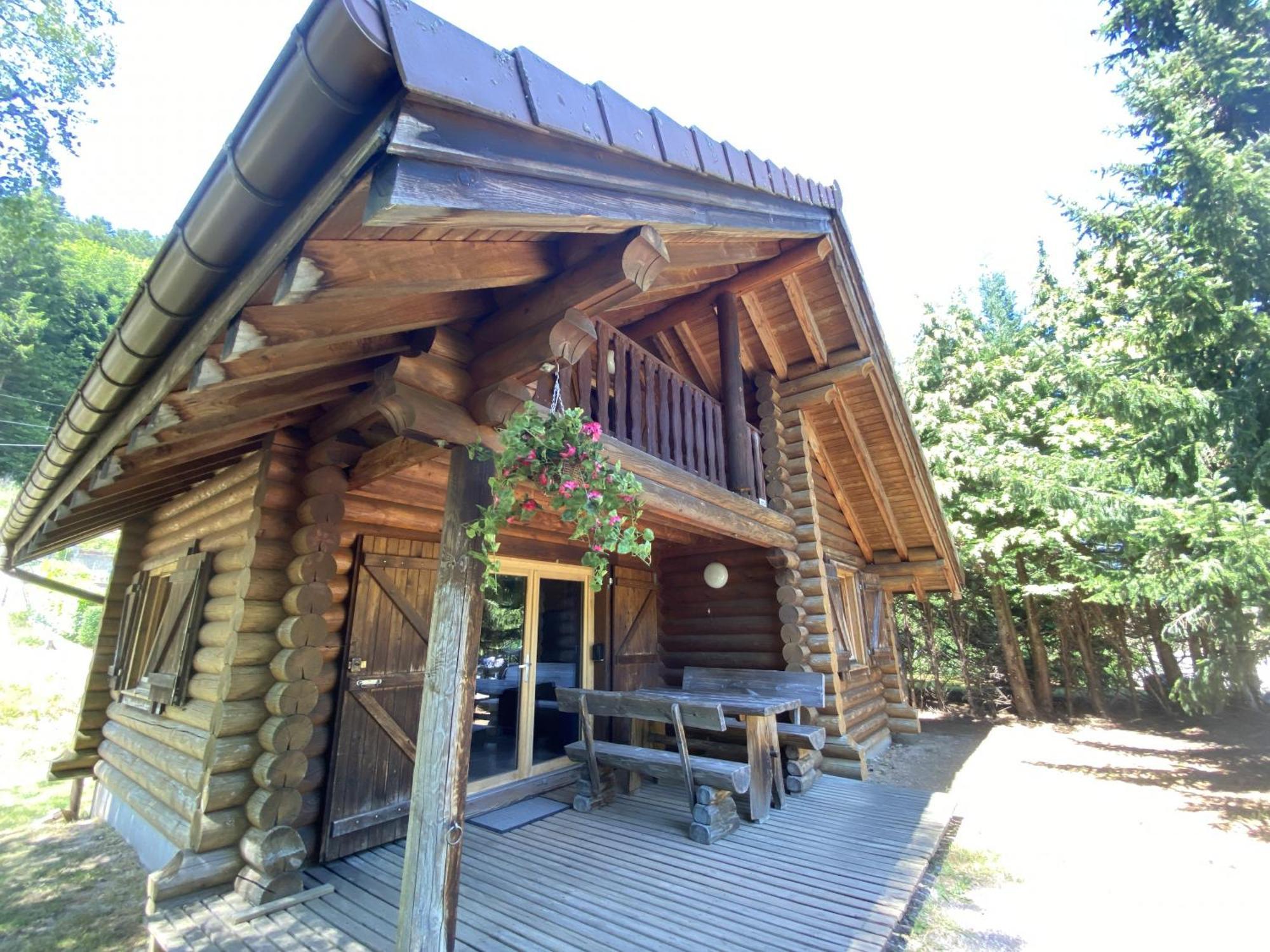 L'Oursblanc Chalet En Rondins La Bresse Exteriér fotografie