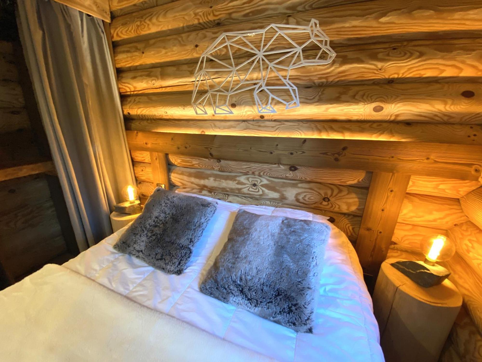 L'Oursblanc Chalet En Rondins La Bresse Exteriér fotografie
