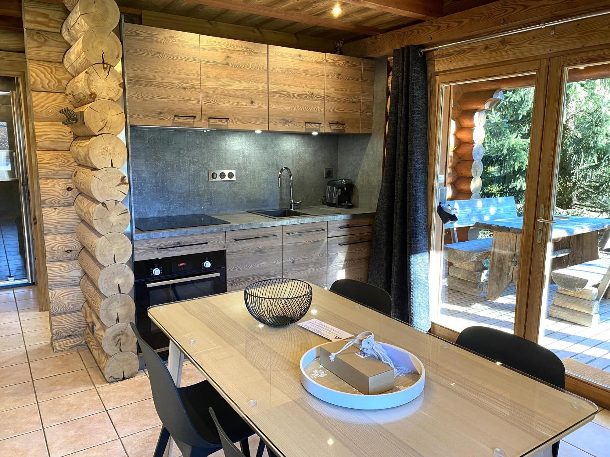 L'Oursblanc Chalet En Rondins La Bresse Exteriér fotografie
